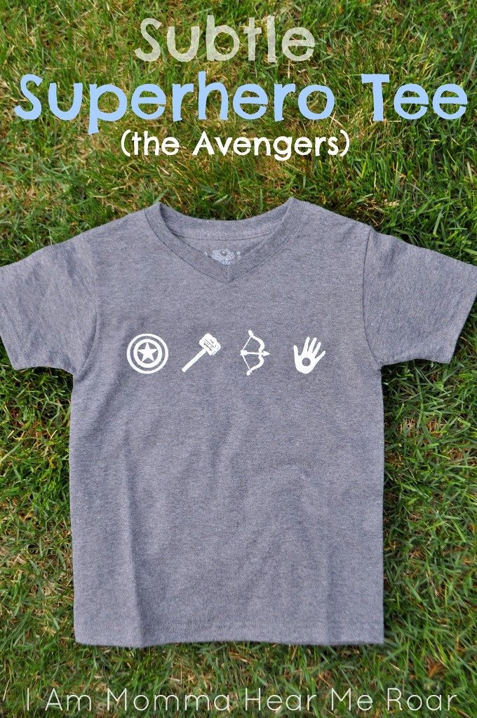 DIY Subtle Superhero Shirt