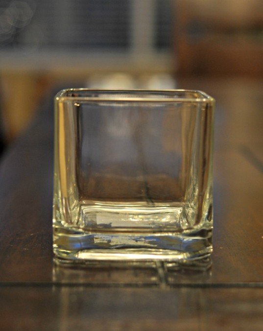 DIY Glass Etched Votive Candle Holders