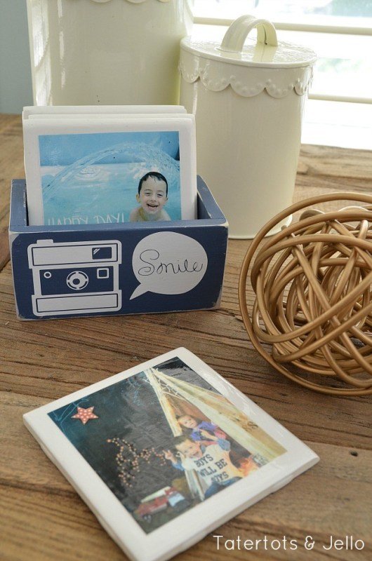DIY Instagram Coasters in Custom Box