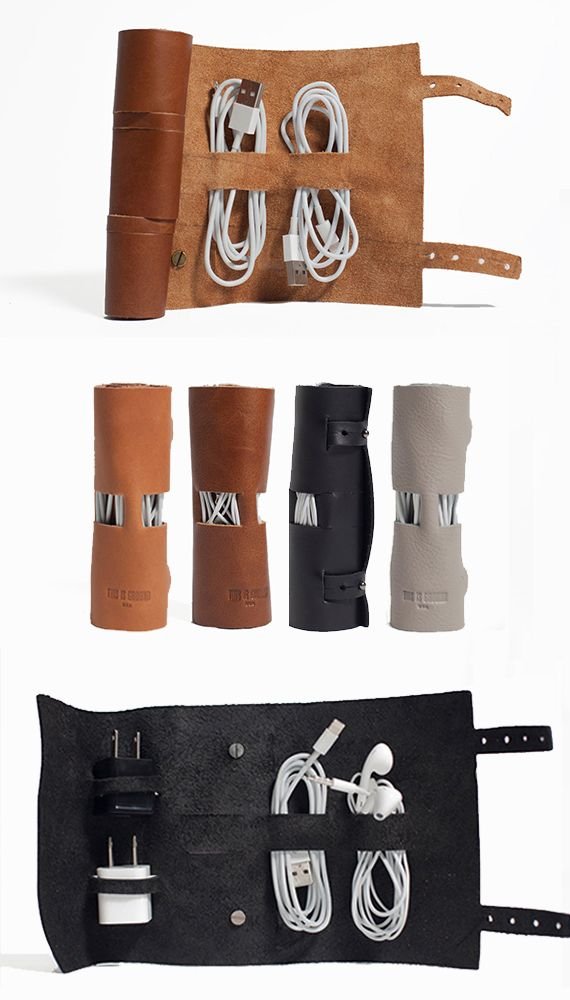 Leather Cord Management