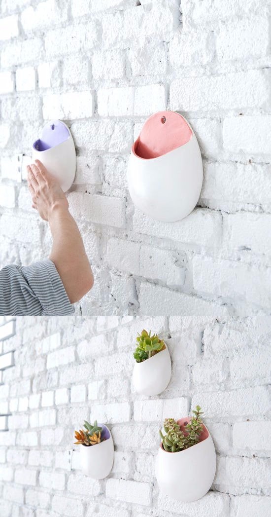 DIY Wall Planters Pockets