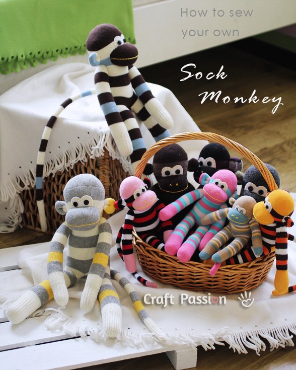 DIY Sock Monkey