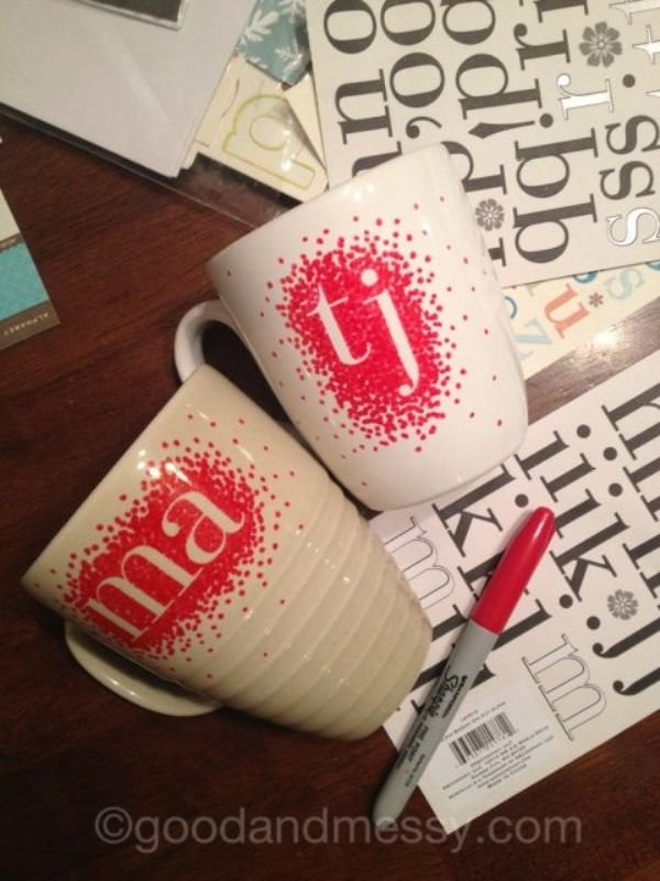 Sharpie Pen Design Mugs