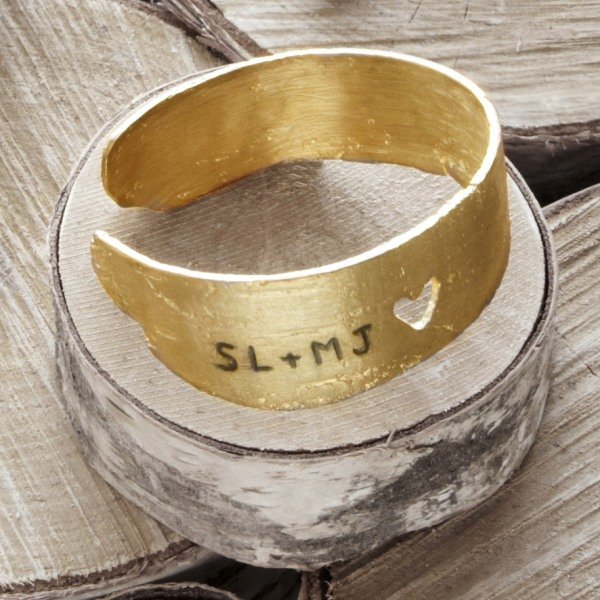 Personalized Birch Love Cuff