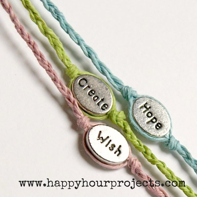 DIY Word Bracelets