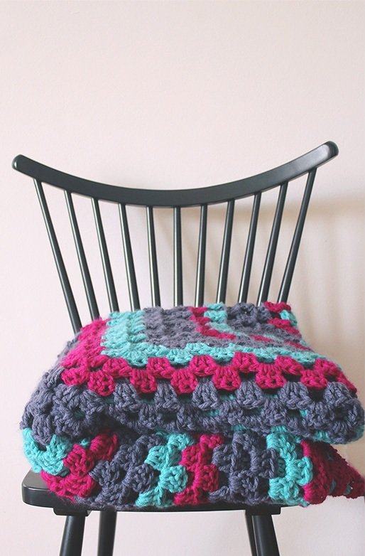 DIY Granny Square Rug