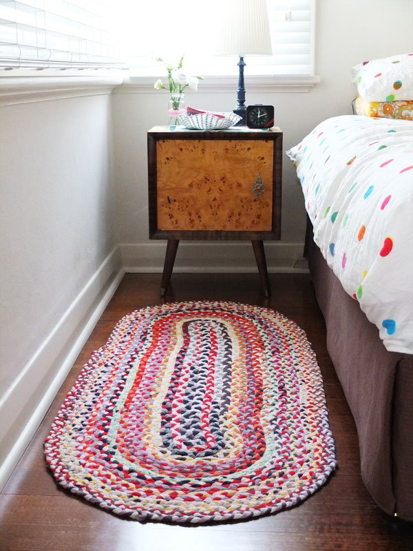 DIY Braided T-Shirt Rug