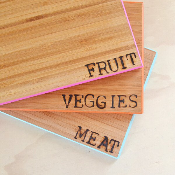 DIY Color Coded Cutting Board