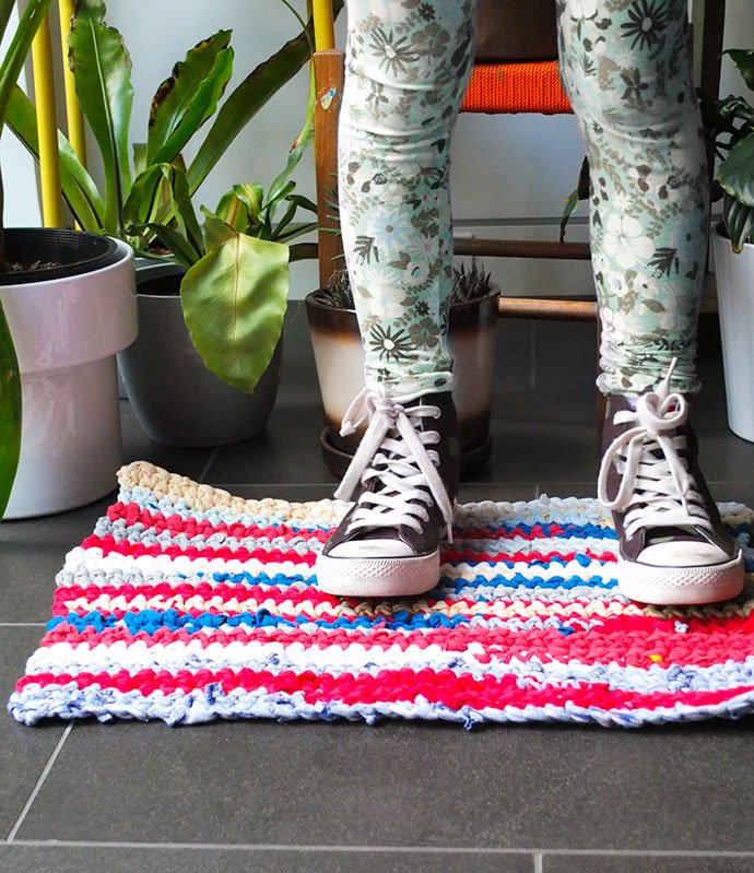 DIY Crochet T-Shirt Rag