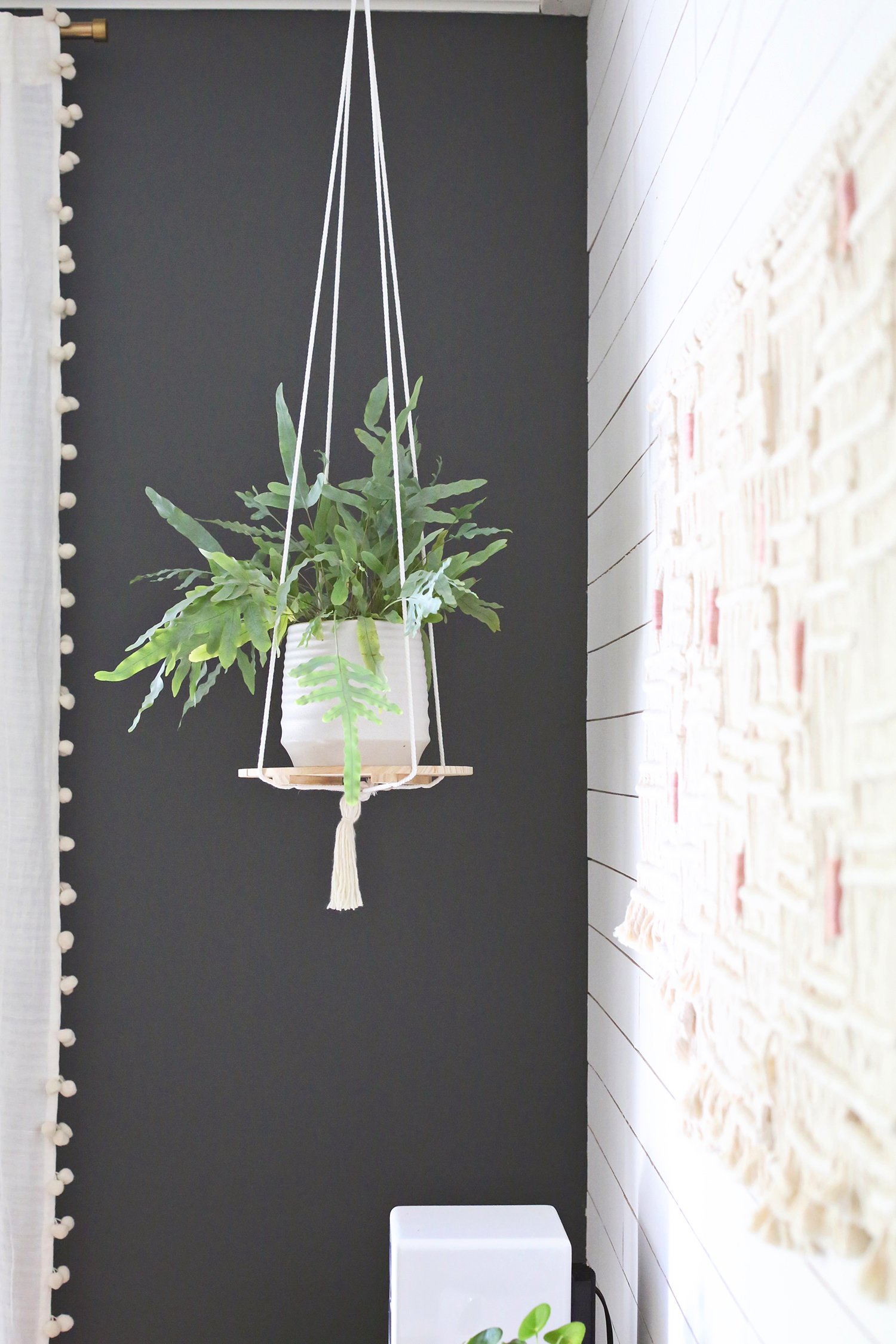 DIY Hanging Plant Shelf