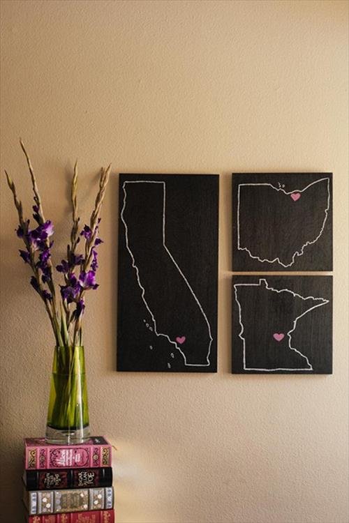 DIY Chalkboard Wall Art
