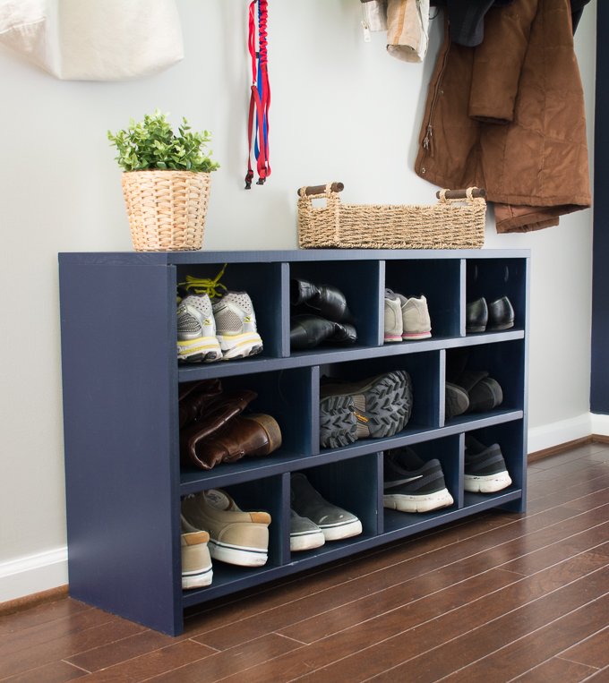 DIY Shoe Cubby