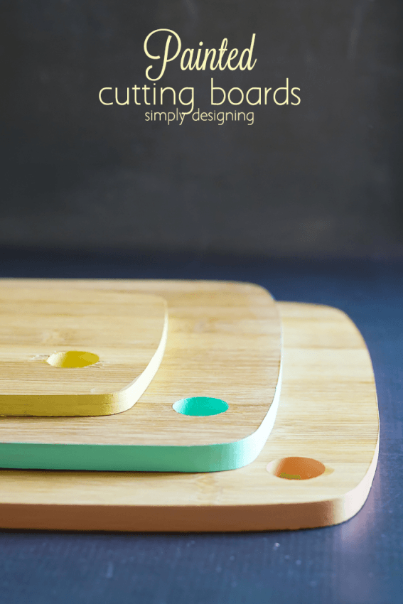 DIY Simple Painted Cutting Board
