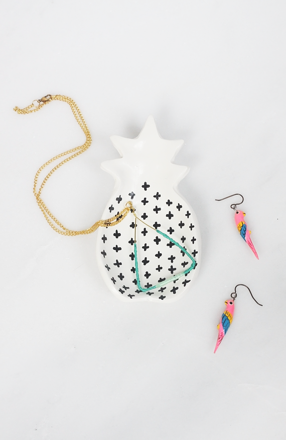 DIY Pineapple Ring Dish