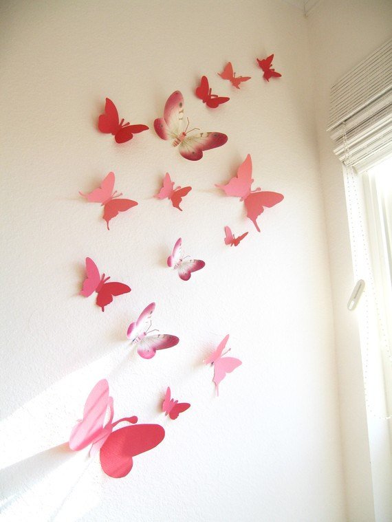 3D Butterfly Wall Art