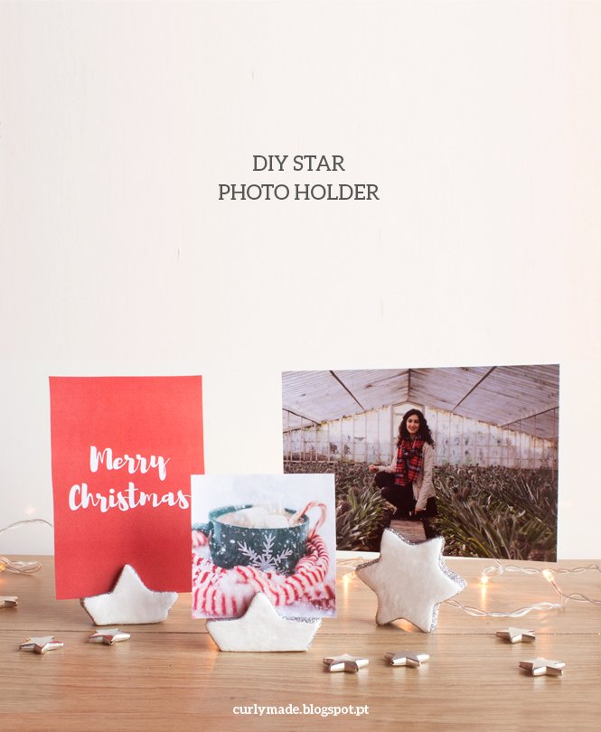 DIY Clay Star Photo Holder