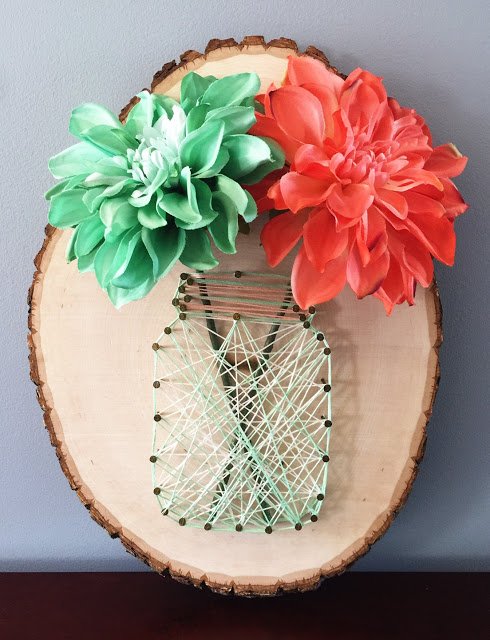 Mason Jar String Art