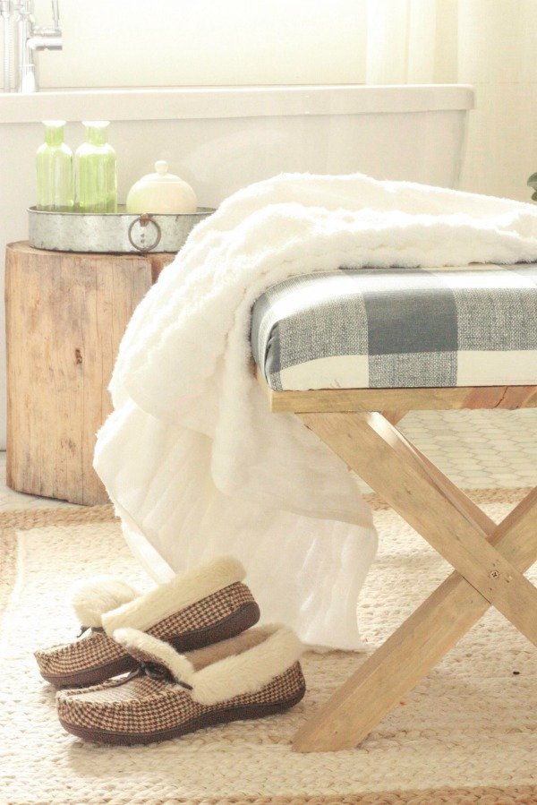 DIY Upholstered X Bench