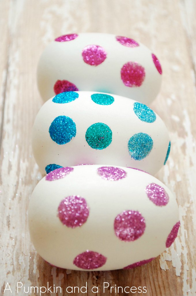 Polka Dot Easter Eggs