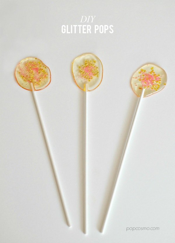 Glitter Lollipops