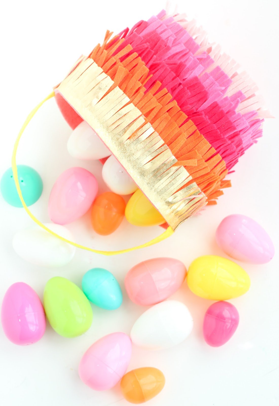 Felt Fringe Easter Basket