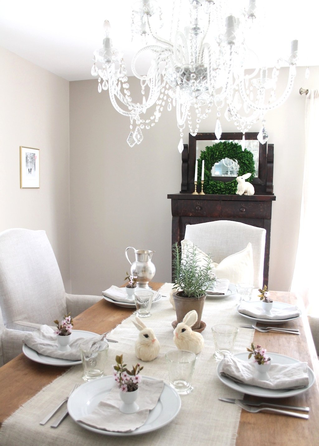 Simple Easter Table Decorations