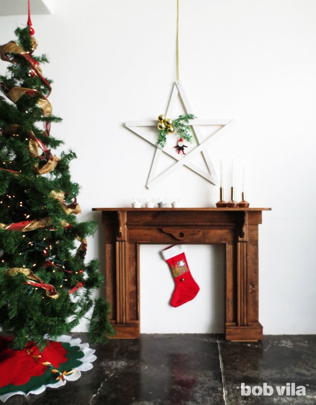 DIY Faux Fireplace