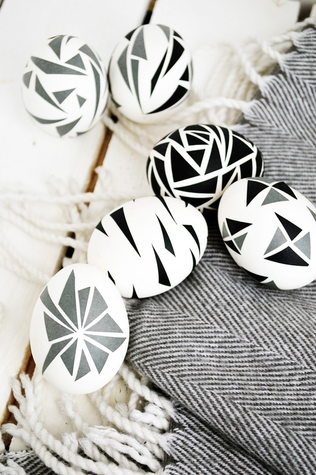 DIY Triangle Easter Eggs