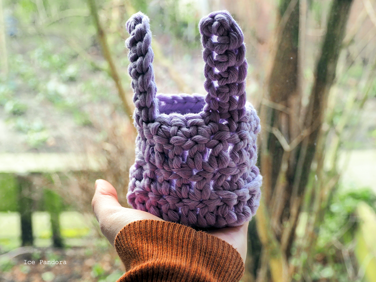 Crochet Bunny Basket