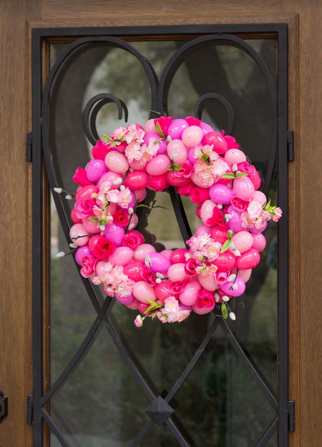 Floral Easter Egg Wreath