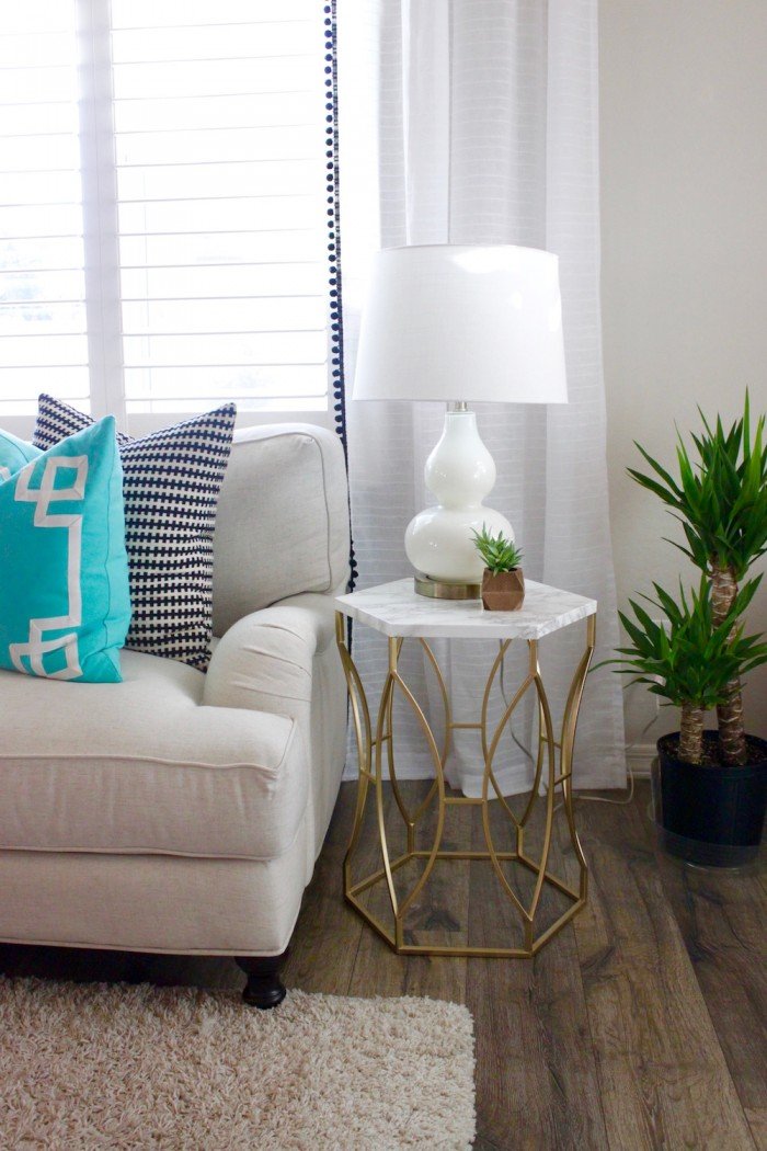 DIY Faux Marble Table