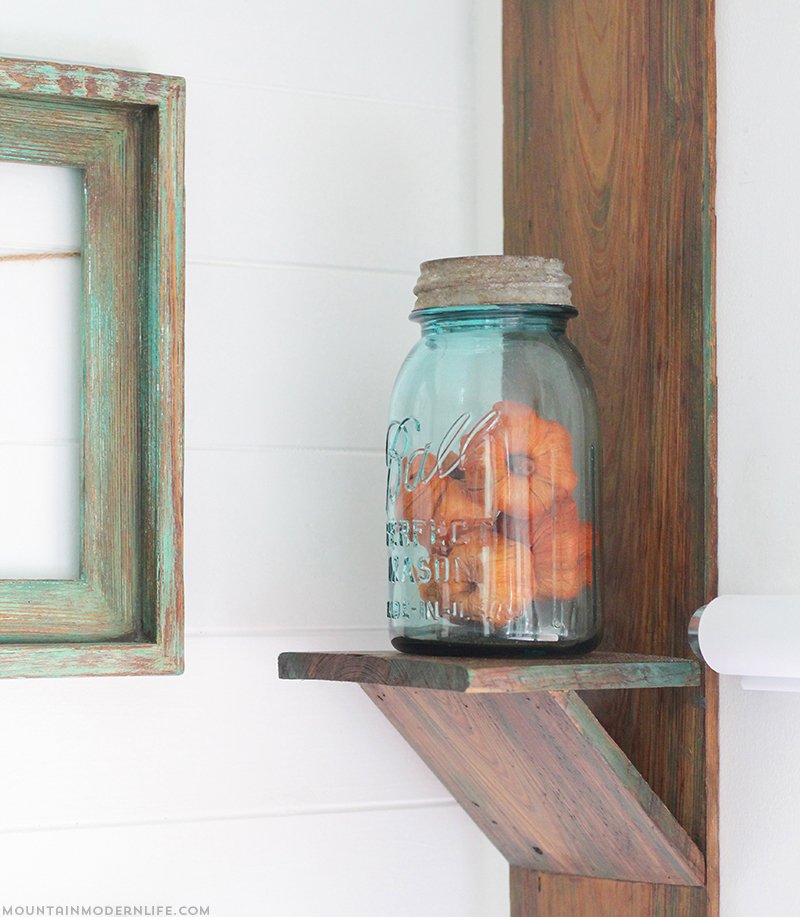 DIY Rustic Wall Sconce