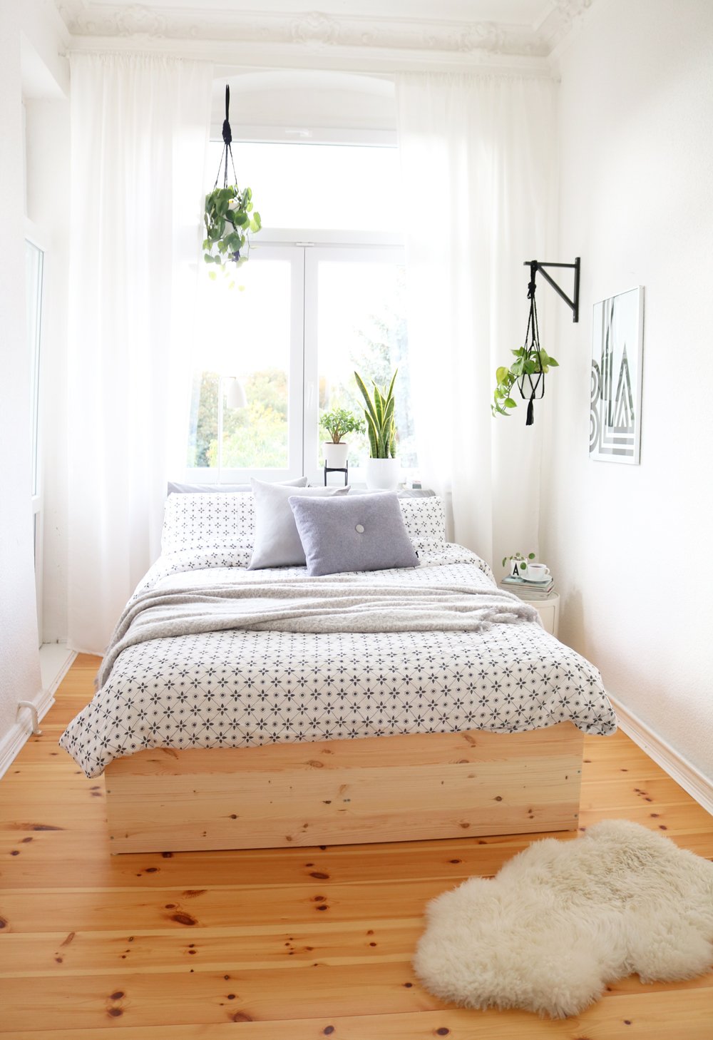 DIY Wooden Bed Frame