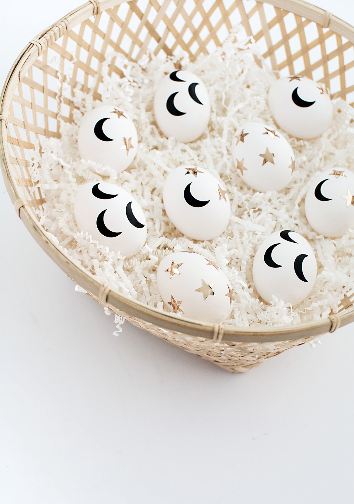 Stars and Moons Easter Eggs