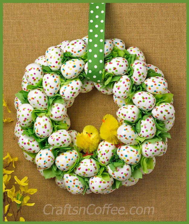 Easter Egg Wreath