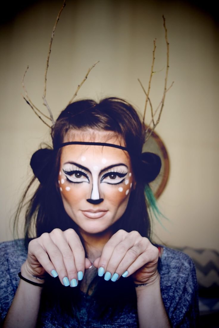 Deer Halloween Makeup