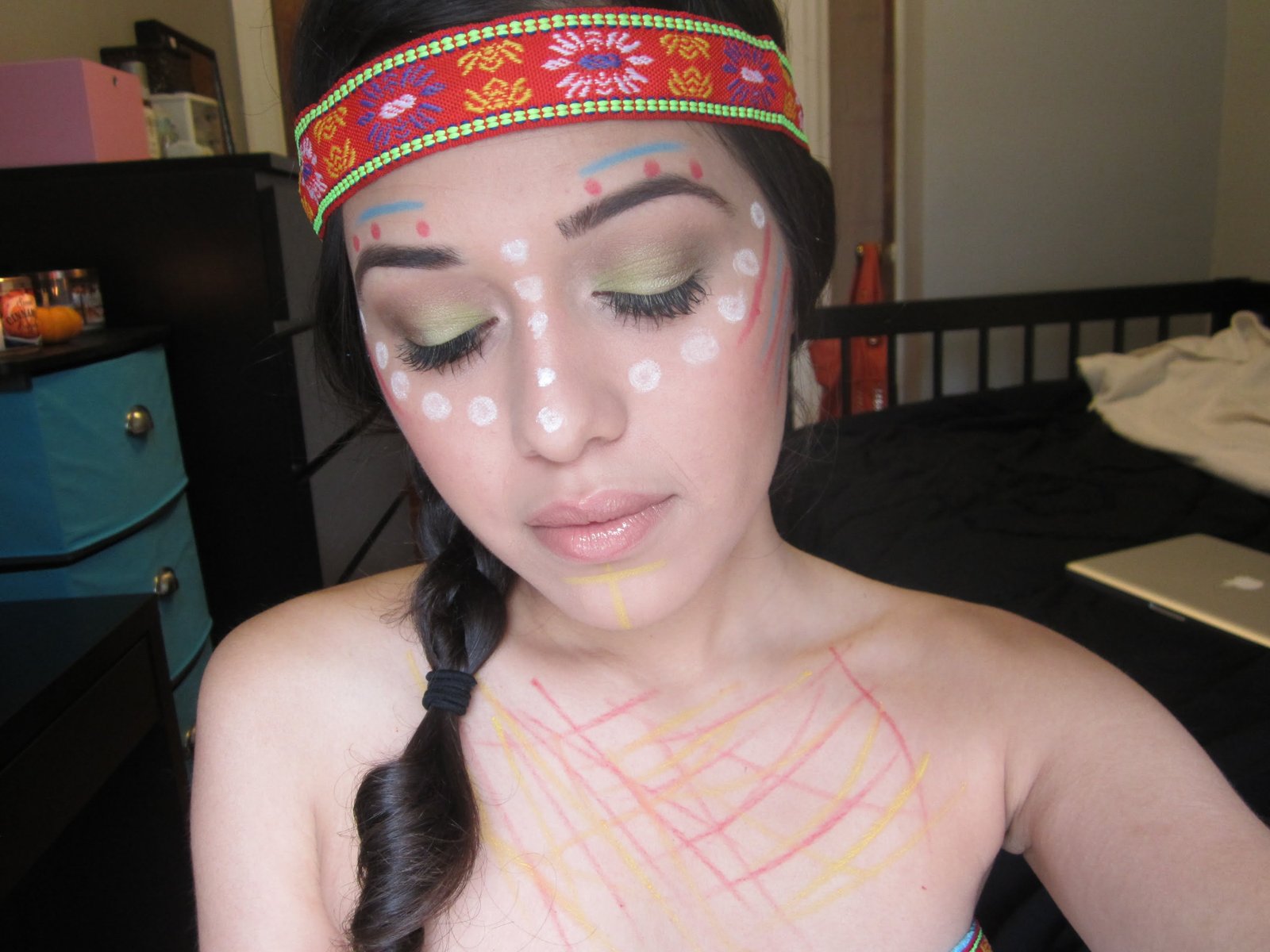Indian Halloween Makeup