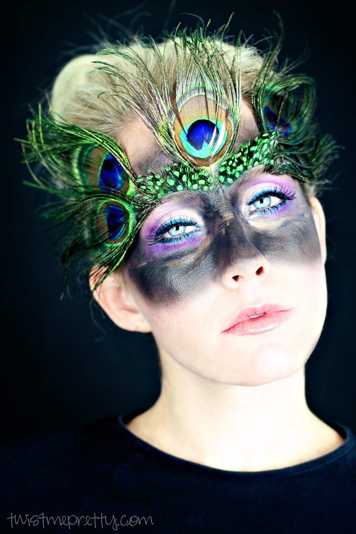 Peacock Halloween Makeup