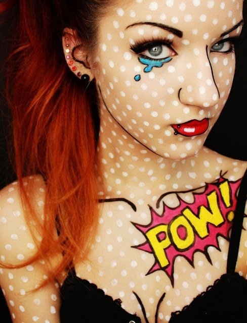 Comic Halloween Makeup