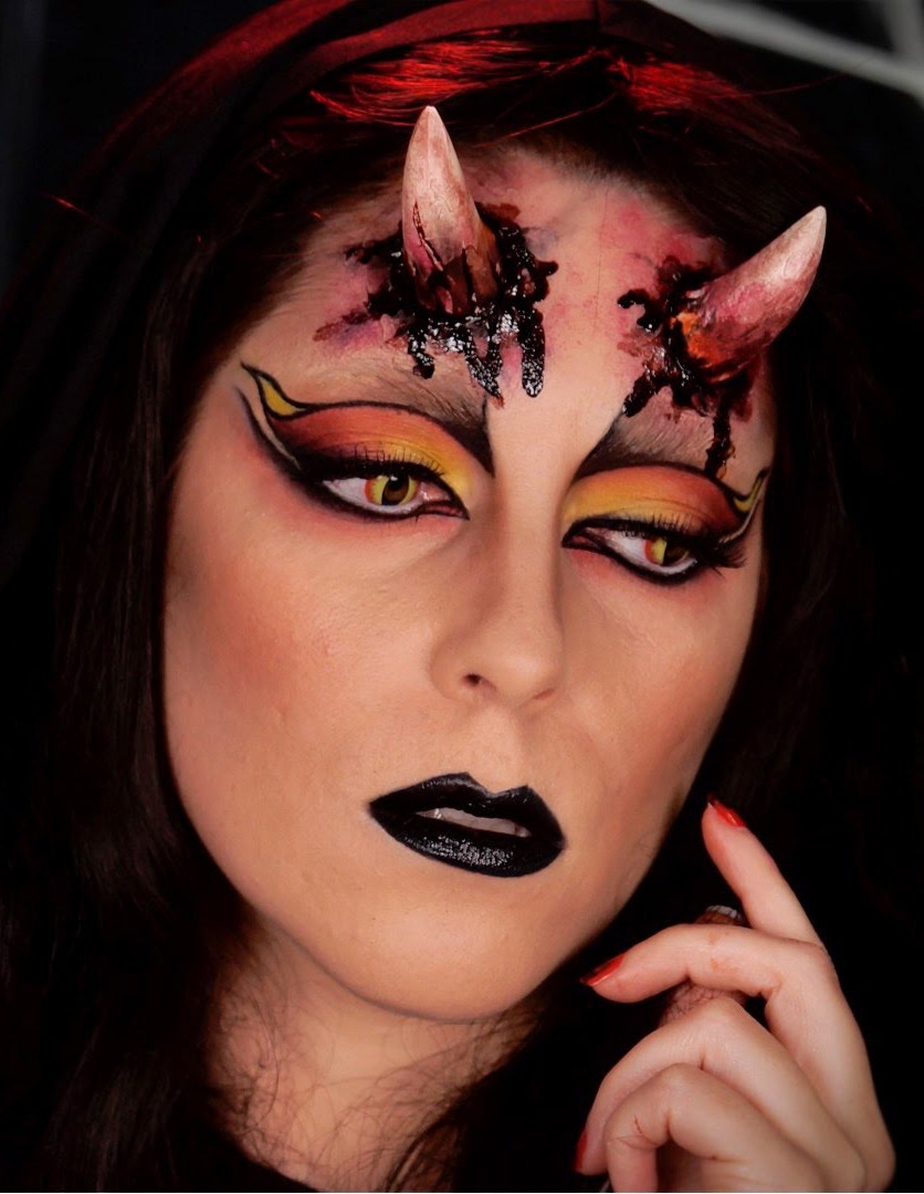 Devil Halloween Makeup Ideas For Perfect Halloween Look - A DIY Projects Devil Costume For Women Makeup
