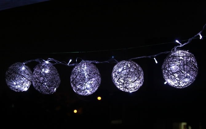 Lighted Christmas Balls Tutorials You Can Easily DIY