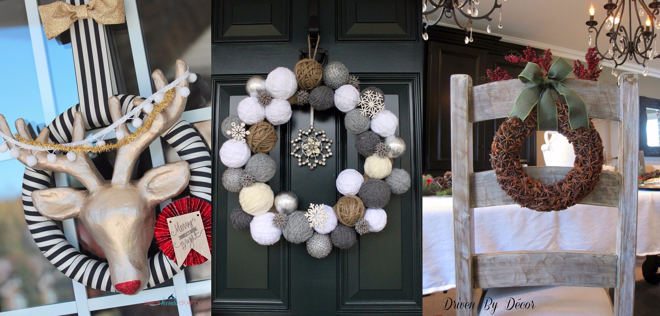 40 Gorgeous DIY Ideas For Christmas Wreaths Decorations