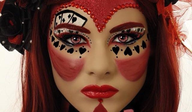 Red Queen (Queen of Hearts) Halloween Makeup Tutorial
