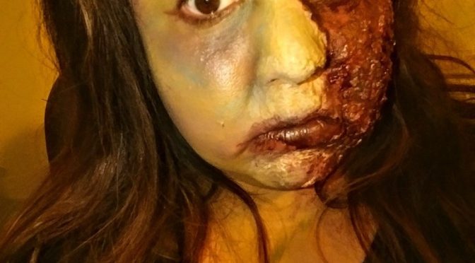 Zombie Burn Halloween Makeup Tutorial