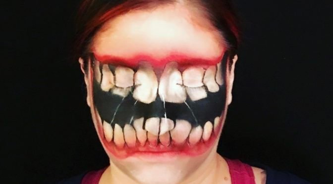 Big Mouth Halloween Makeup