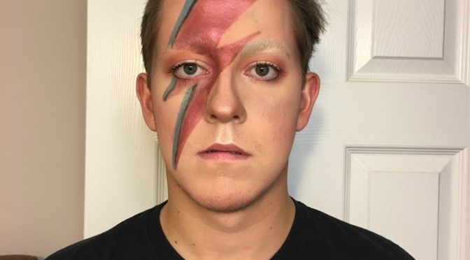 Halloween Makeup for Men Inspired by David Bowie