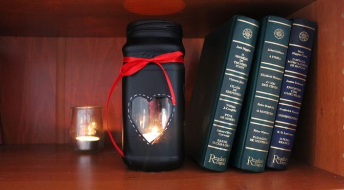 Valentines Day Candle Jar