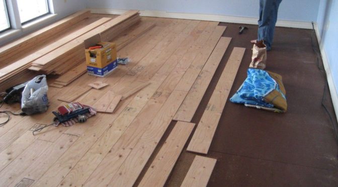 DIY Wooden Floor