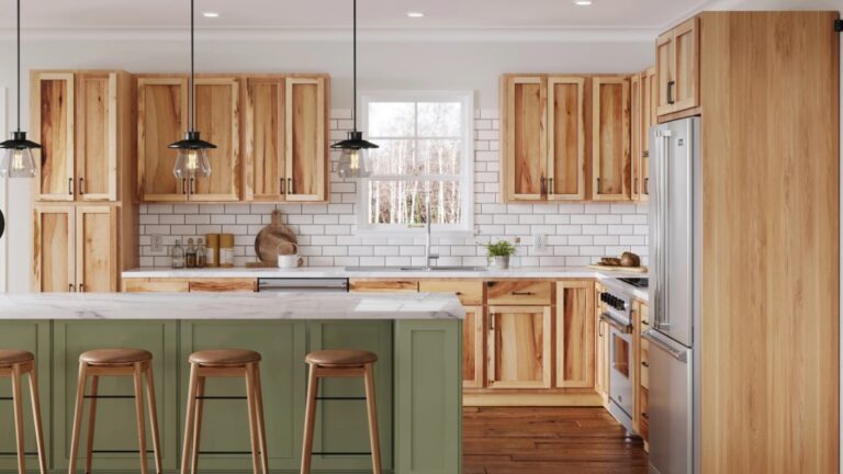 What Design Works With Hickory Kitchen Cabinets